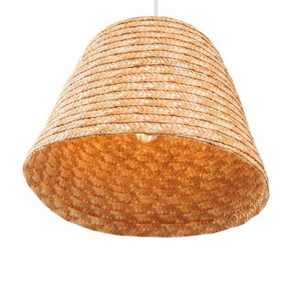 MAXLIGHT P0582 - Κρεμαστό φωτιστικό οροφής POT 1xE27/15W/230V διάμετρος 30 cm μπεζ