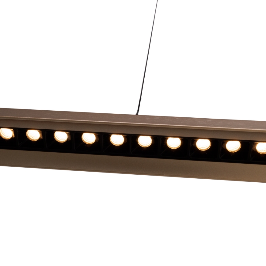 MAXLIGHT P0594 - Led Dimmable κρεμαστό φωτιστικό οροφής JO-JO LED/38W/230V 2700/4500/5500K ορείχαλκος