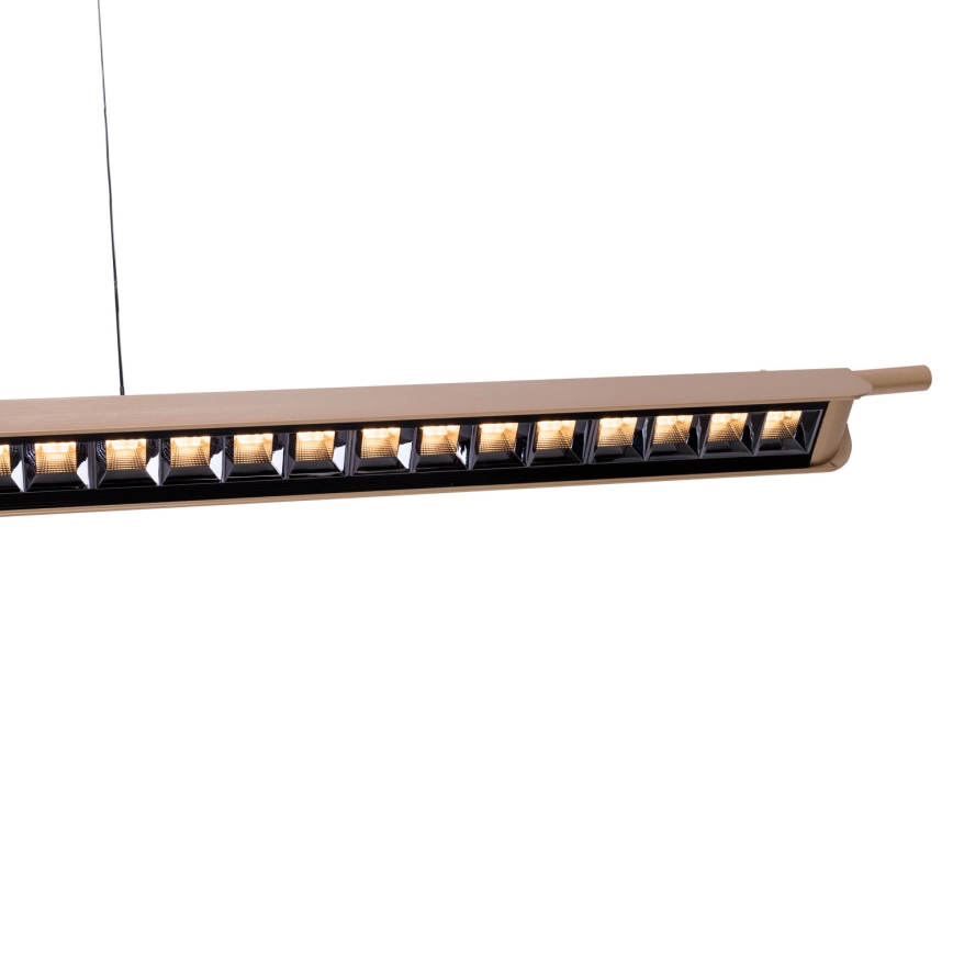 MAXLIGHT P0596 - Led Dimmable κρεμαστό φωτιστικό οροφής JO-JO LED/40W/230V 2700/4500/5500K ορείχαλκος