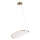 MAXLIGHT P0637D - LED κρεμαστό φωτιστικό με καλώδιο EMPIRE LED/17W/230V χρυσό