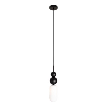 MAXLIGHT P0641 - Κρεμαστό φωτιστικό με καλώδιο NOVA 1xG9/12W/230V Ø 12 εκ. μαύρο