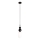 MAXLIGHT P0641 - Κρεμαστό φωτιστικό με καλώδιο NOVA 1xG9/12W/230V Ø 12 εκ. μαύρο
