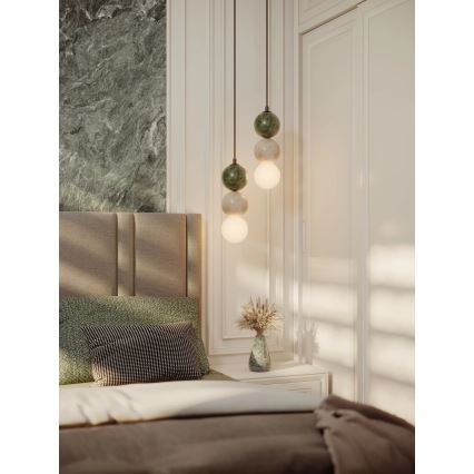 MAXLIGHT P0665 - Κρεμαστό φωτιστικό με καλώδιο ανάρτησης ALICE 1xG9/7W/230V διάμ. 10 εκ. μαύρο