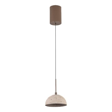 MAXLIGHT P0666 - LED κρεμαστό φωτιστικό με καλώδιο CUCCINA LED/57W/230V Ø 15 cm μπεζ