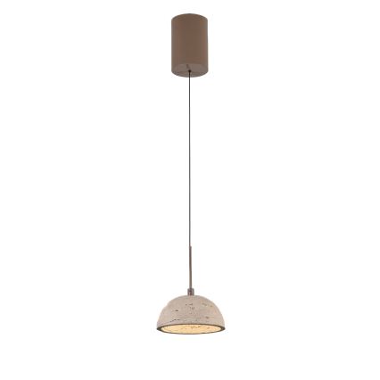 MAXLIGHT P0666 - LED κρεμαστό φωτιστικό με καλώδιο CUCCINA LED/57W/230V Ø 15 cm μπεζ