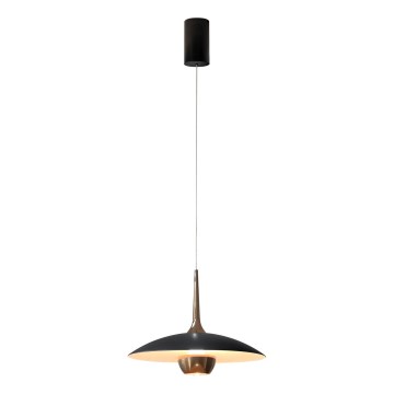 MAXLIGHT P0676 - LED κρεμαστό φωτιστικό σε καλώδιο MANUKA LED/12W/230V Ø 28 εκ. χρυσό/μαύρο