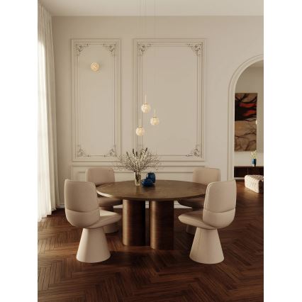 MAXLIGHT P0679 - Κρεμαστό φωτιστικό με καλώδιο RITA 1xG9/5W/230V διάμ. 12 εκ. χρυσό