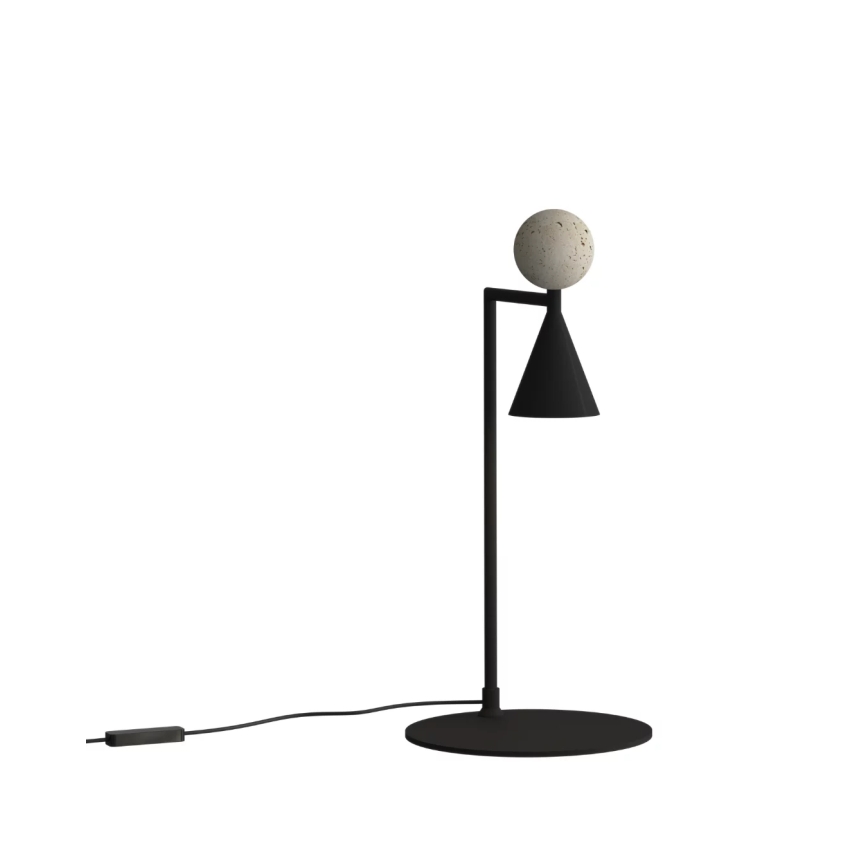 MAXLIGHT T0070 - LED επιτραπέζιο φωτιστικό BINGO LED/12W/230V CRI 92 μαύρο/μπεζ