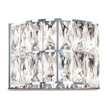 MAXLIGHT W0204 - Φωτιστικό τοίχου DIAMANTE 1xG9/42W/230V γυαλιστερό χρώμιο