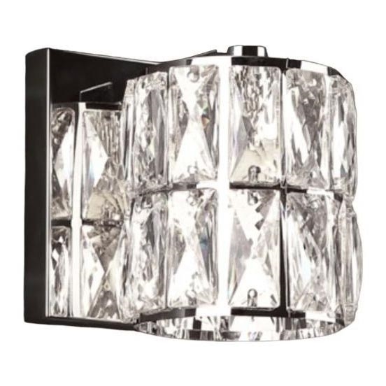 MAXLIGHT W0205 - Φωτιστικό τοίχου DIAMANTE 1xG9/42W/230V γυαλιστερό χρώμιο
