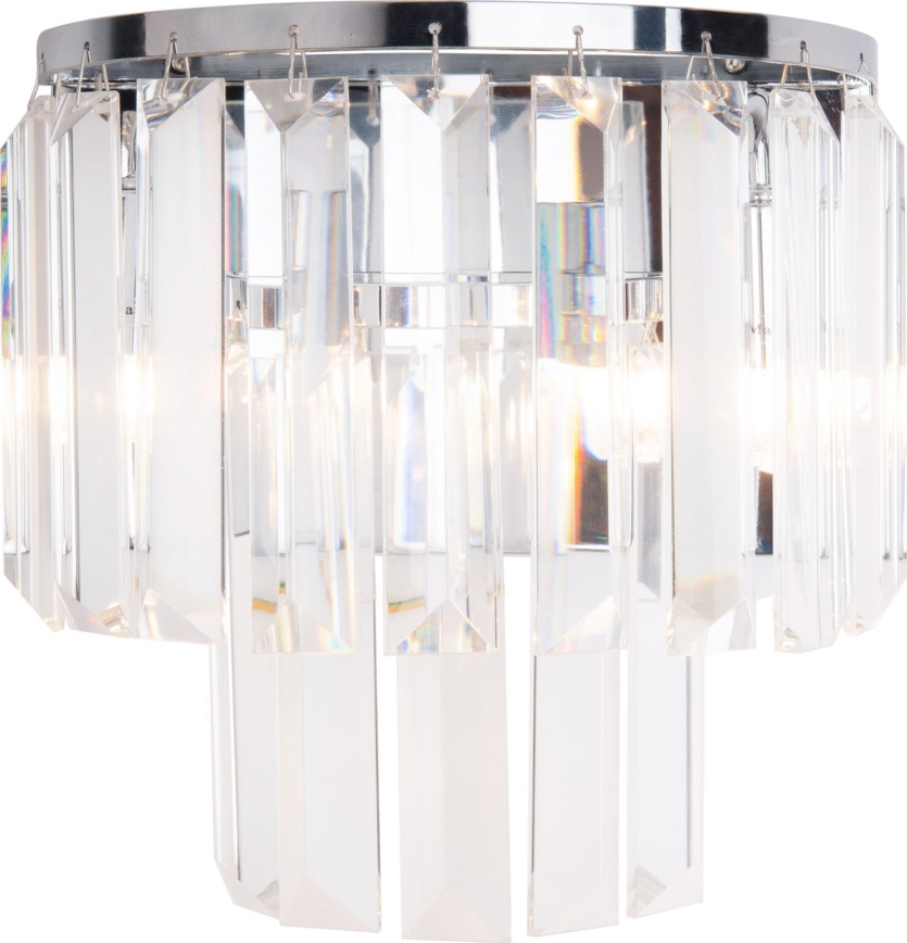 MAXLIGHT W0209 - Φωτιστικό τοίχου MONACO 2xG9/40W/230V γυαλιστερό χρώμιο