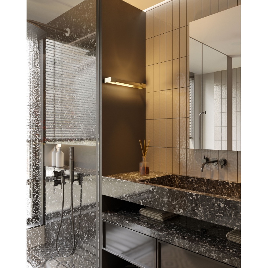 MAXLIGHT W0306 - Φωτιστικό τοίχου μπάνιου LED FLINK LED/12W/230V 45 cm IP44 λευκό