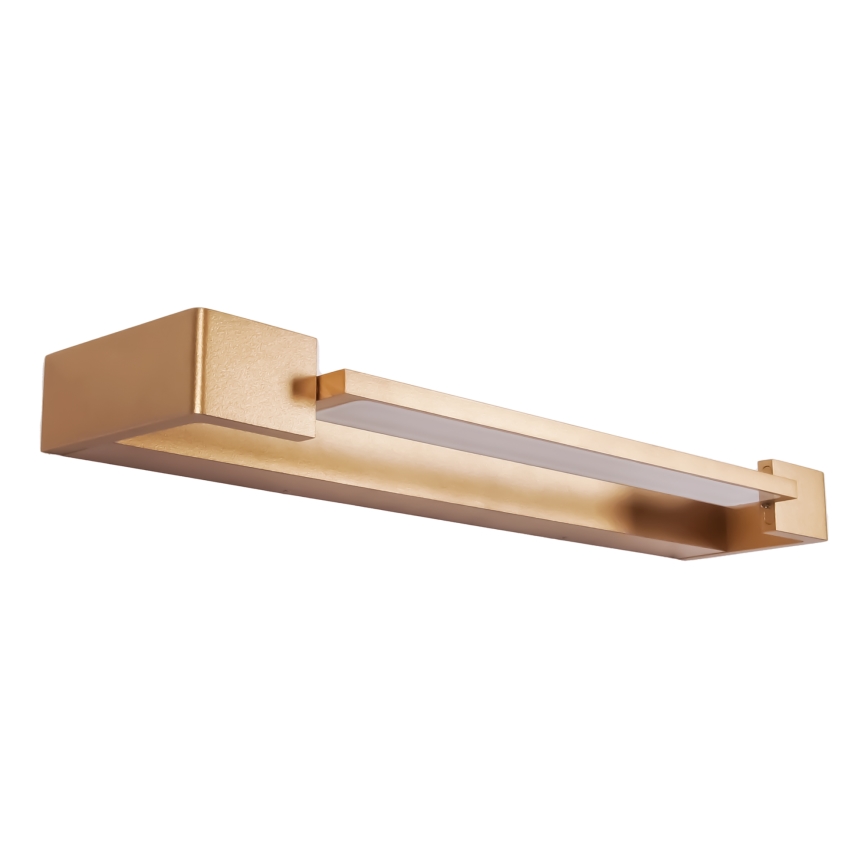 MAXLIGHT W0318 - Φωτιστικό τοίχου μπάνιου LED FLINK LED/12W/230V 45 cm IP44 χρυσό