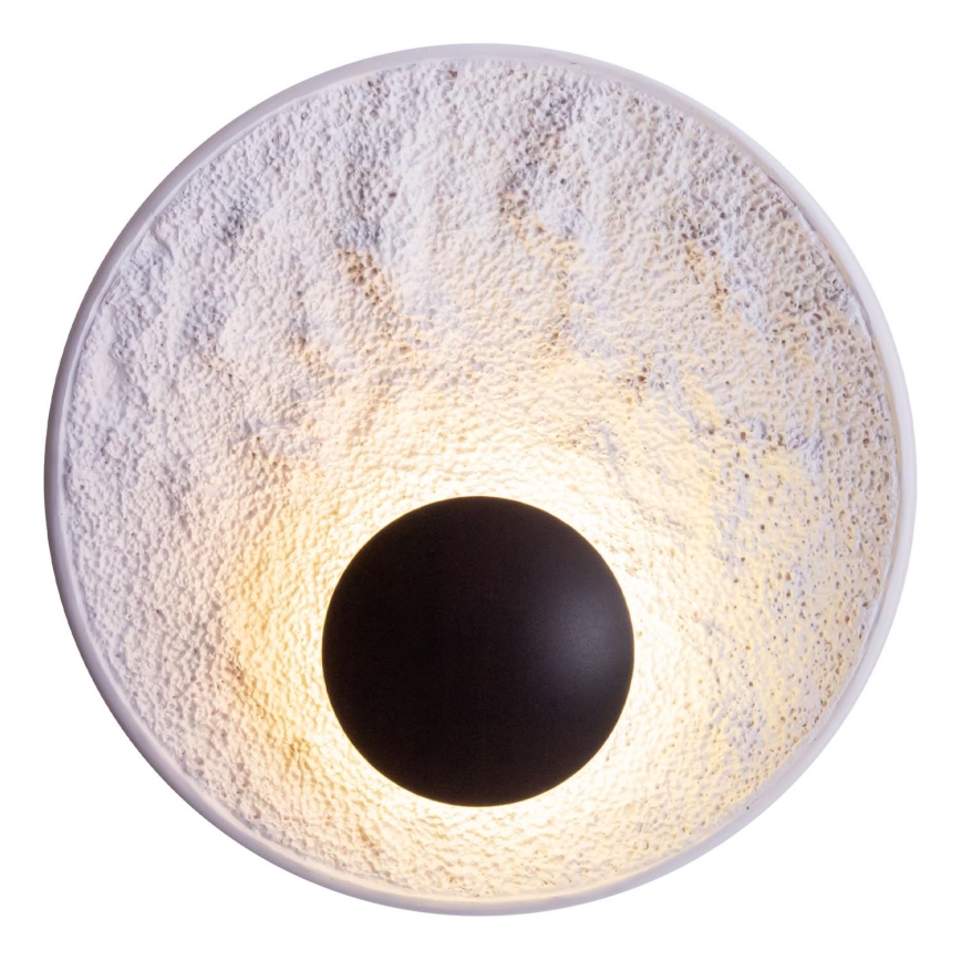MAXLIGHT W0325 - Φωτιστικό τοίχου LED OYAKA LED/5W/230V διάμετρος 29 cm λευκό/μαύρο
