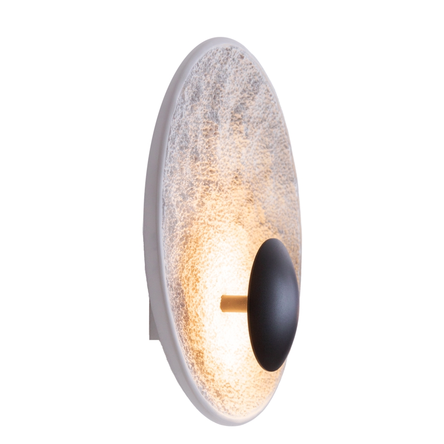 MAXLIGHT W0325 - Φωτιστικό τοίχου LED OYAKA LED/5W/230V διάμετρος 29 cm λευκό/μαύρο