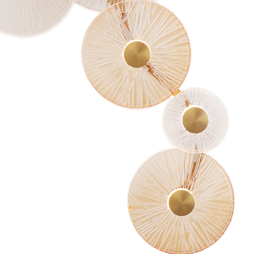 MAXLIGHT W0354 - Φωτιστικό τοίχου LED ALLURE 10xLED/4,3W/230V χρυσό