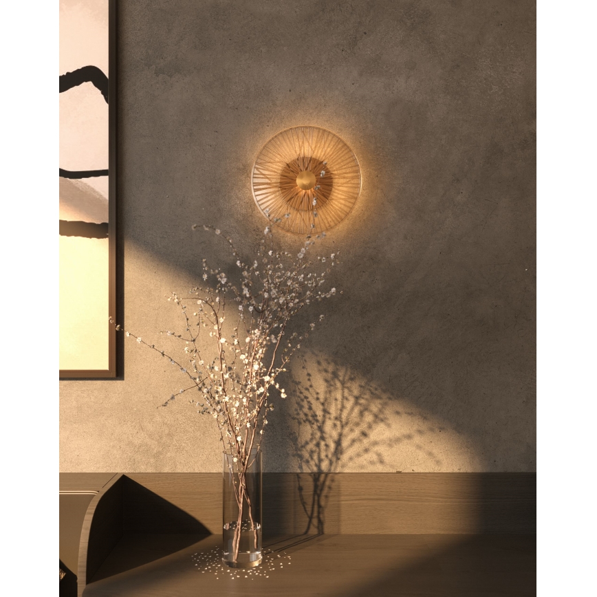 MAXLIGHT W0355 - Φωτιστικό τοίχου LED ALLURE LED/5W/230V διάμετρος 28 cm χρυσό