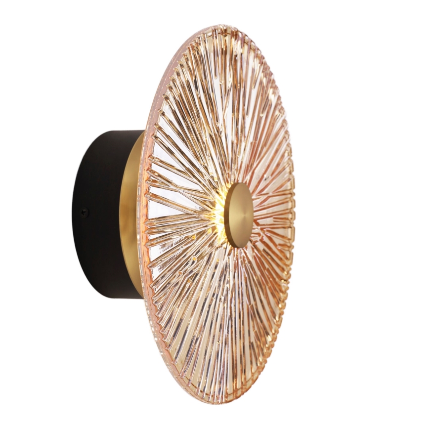 MAXLIGHT W0355 - Φωτιστικό τοίχου LED ALLURE LED/5W/230V διάμετρος 28 cm χρυσό