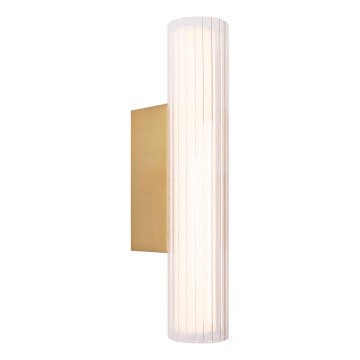 MAXLIGHT W0364 - Φωτιστικό τοίχου μπάνιου LED FAYETTE LED/6W/230V 31 cm IP44 χρυσό