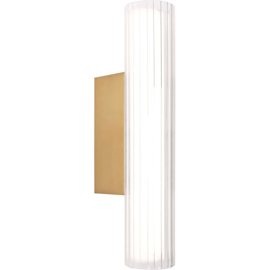 MAXLIGHT W0364 - Φωτιστικό τοίχου μπάνιου LED FAYETTE LED/6W/230V 31 cm IP44 χρυσό