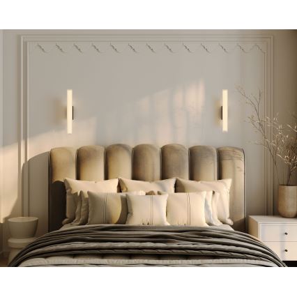 MAXLIGHT W0366 - Φωτιστικό τοίχου μπάνιου LED FAYETTE LED/12W/230V 61 cm IP44 χρυσό