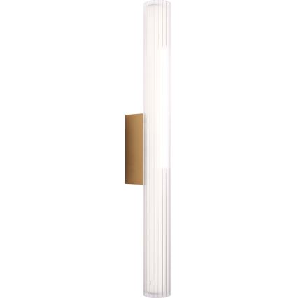 MAXLIGHT W0366 - Φωτιστικό τοίχου μπάνιου LED FAYETTE LED/12W/230V 61 cm IP44 χρυσό
