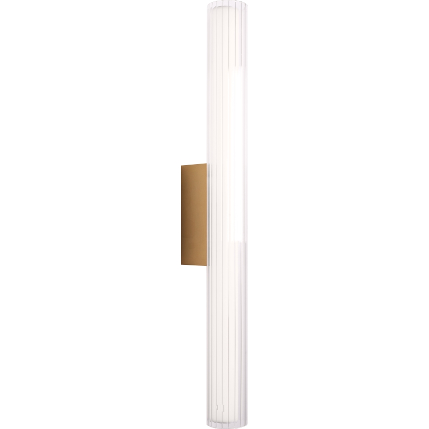 MAXLIGHT W0366 - Φωτιστικό τοίχου μπάνιου LED FAYETTE LED/12W/230V 61 cm IP44 χρυσό