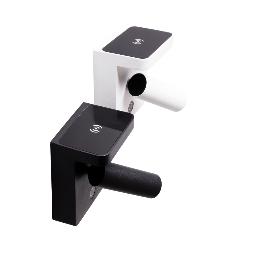 MAXLIGHT W0373 - Φωτιστικό σποτ τοίχου LED με ασύρματη φόρτιση LOFER LED/7W/230V λευκό