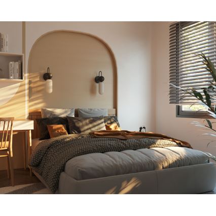 MAXLIGHT W0381 - Λάμπα τοίχου ROMA 1xG9/12W/230V μαύρο