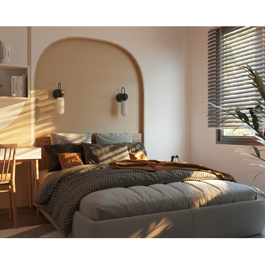 MAXLIGHT W0381 - Λάμπα τοίχου ROMA 1xG9/12W/230V μαύρο