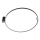MAXLIGHT W0437 - LED φωτιστικό οροφής μπάνιου VISUAL LED/28W/230V Ø 80 cm IP44 μαύρο
