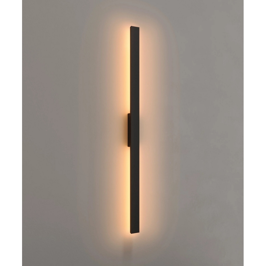 MAXLIGHT W0461 - Εξωτερικό επιτοίχιο φωτιστικό LED PREDAZZO LED/20W/230V CRI 93 IP65 μαύρο