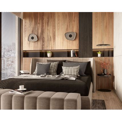 MAXLIGHT W0558 - Φωτιστικό τοίχου LED DEUX LED/5W/230V μαύρο