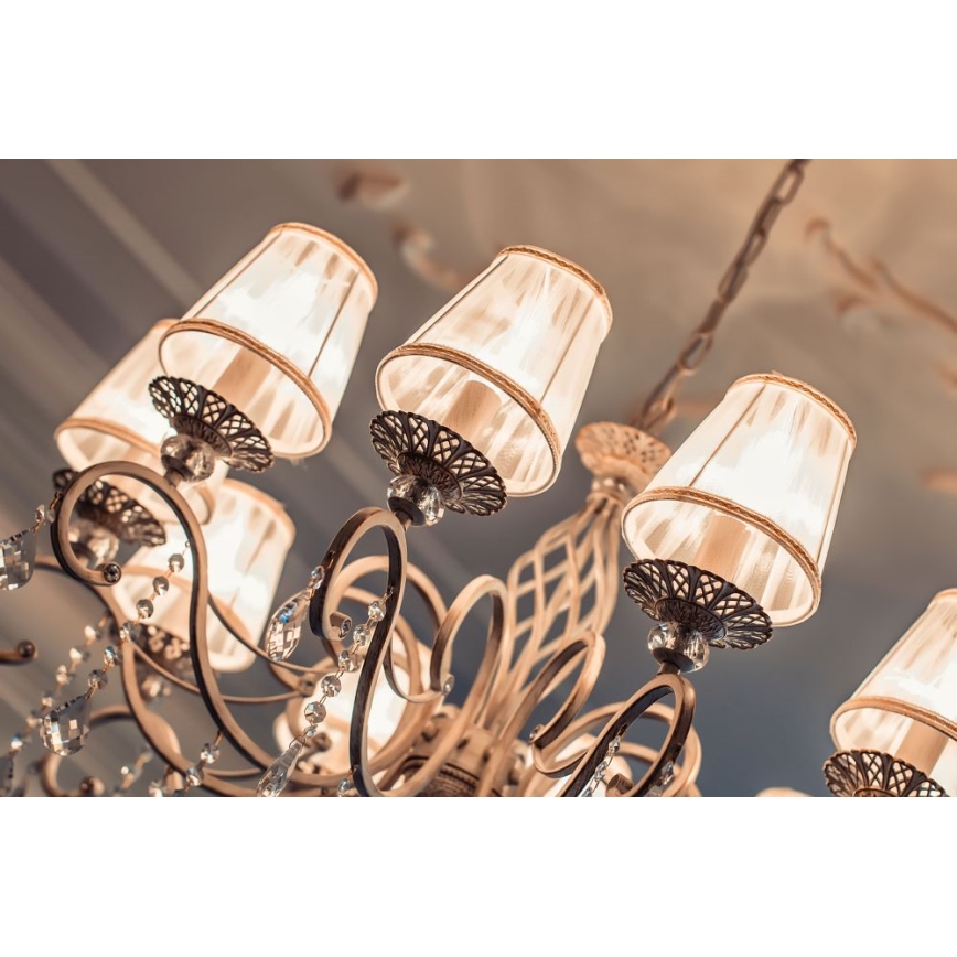 Maytoni ARM247-10-G - Πολύφωτο με αλυσίδα GRACE 10xE14/40W/230V