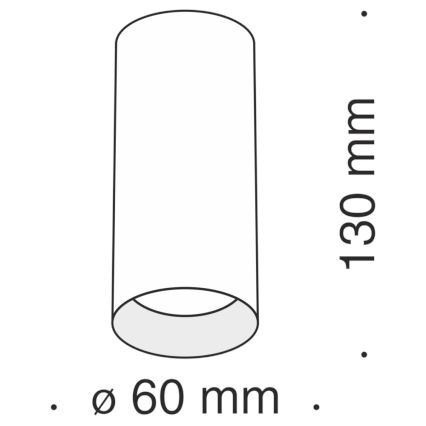 Maytoni C010CL-01B - Φωτιστικό σποτ FOCUS 1xGU10/50W/230V μαύρο