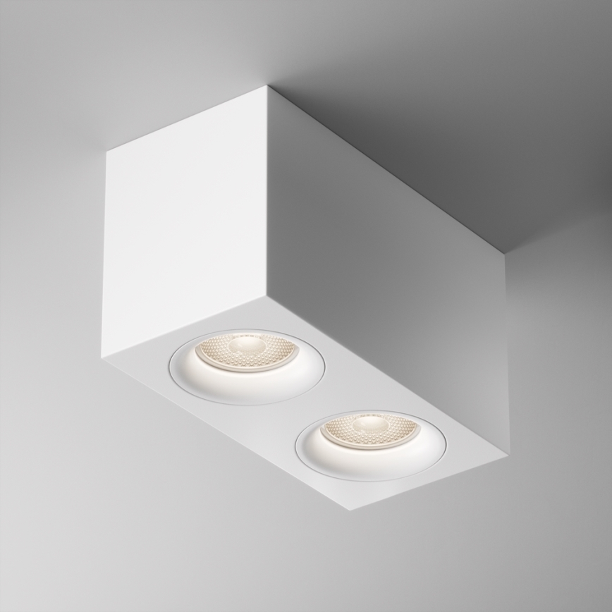 Maytoni C013CL-02W - Φωτιστικό σποτ SLIM 2xGU10/50W/230V λευκό