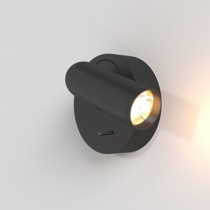 Maytoni C038WL-L3B3K - Φωτιστικό τοίχου LED MIRAX LED/3W/230V 3000K μαύρο