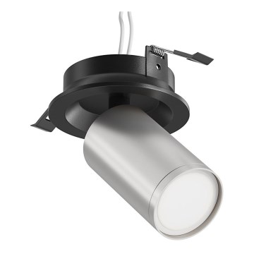 Maytoni C048CL-U-1BS - Χωνευτό φωτιστικό σποτ FOCUS 1xGU10/10W/230V ματ χρώμιο