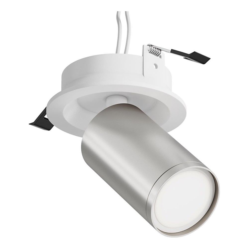 Maytoni C048CL-U-1WS - Χωνευτό φωτιστικό σποτ FOCUS 1xGU10/10W/230V γυαλιστερό χρώμιο