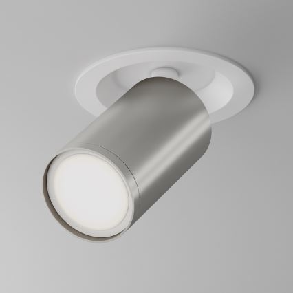 Maytoni C048CL-U-1WS - Χωνευτό φωτιστικό σποτ FOCUS 1xGU10/10W/230V γυαλιστερό χρώμιο