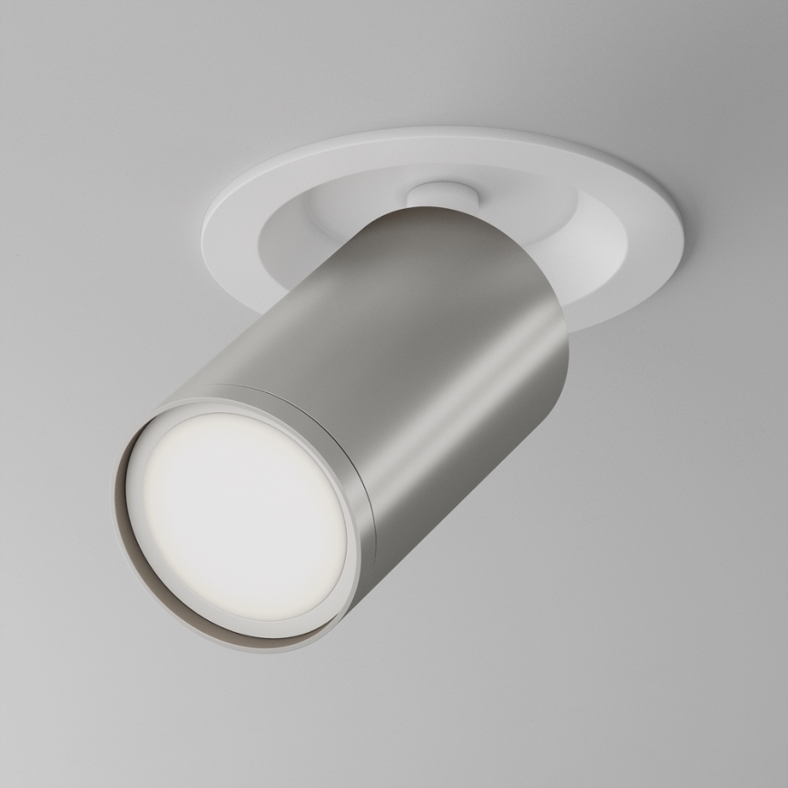 Maytoni C048CL-U-1WS - Χωνευτό φωτιστικό σποτ FOCUS 1xGU10/10W/230V γυαλιστερό χρώμιο