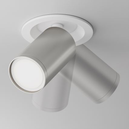 Maytoni C048CL-U-1WS - Χωνευτό φωτιστικό σποτ FOCUS 1xGU10/10W/230V γυαλιστερό χρώμιο