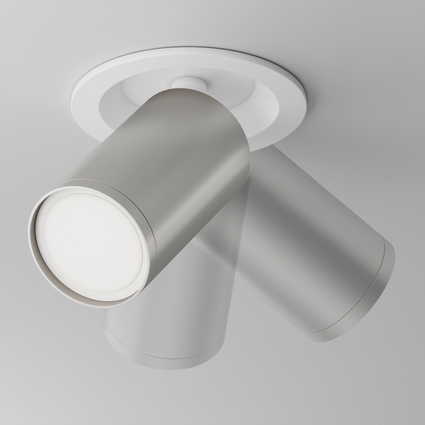 Maytoni C048CL-U-1WS - Χωνευτό φωτιστικό σποτ FOCUS 1xGU10/10W/230V γυαλιστερό χρώμιο