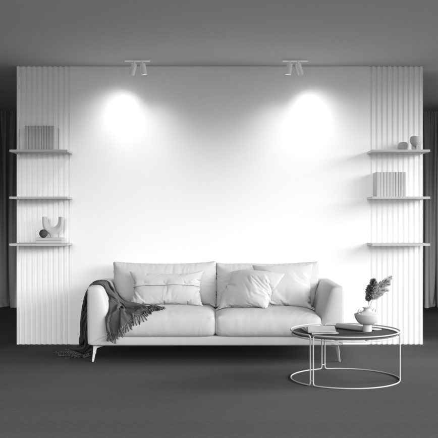 Maytoni C051CL-U-2W - Κατευθυνόμενο φωτιστικό FOCUS 2xGU10/10W/230V, λευκό