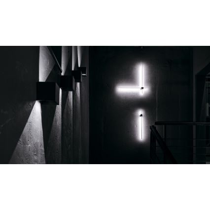 Maytoni C070WL-L12GB3K - Φωτιστικό τοίχου LED PARS LED/12W/230V CRI 90 μαύρο