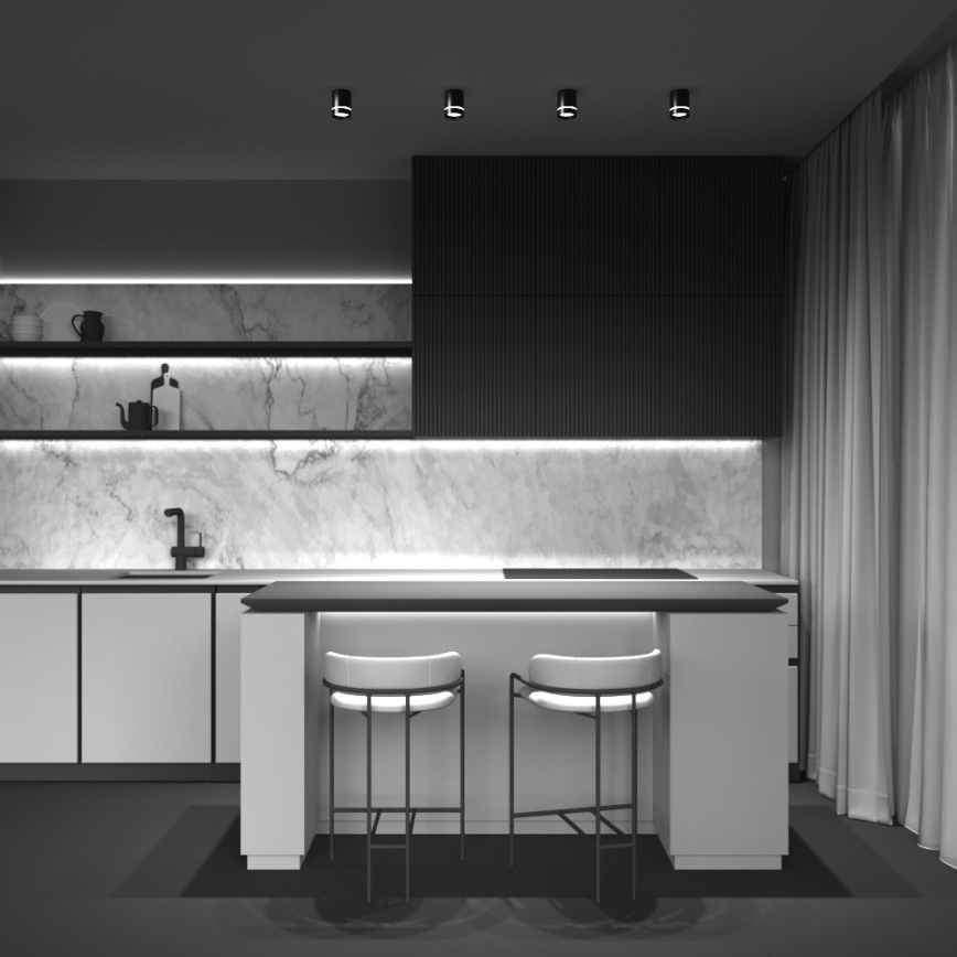 Maytoni C085CL-9W3K-B - LED Σποτ ORLO LED/9W/230V CRI 90 3000K μαύρο