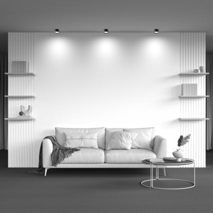 Maytoni C086CL-GX53-SRD-B - Σποτ φωτιστικό HOOP 1xGX53/12W/230V μαύρο