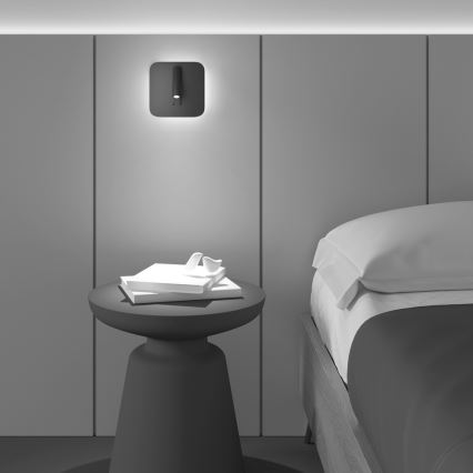 Maytoni C175-WL-01-6W-MG - Φωτιστικό σποτ τοίχου LED IOS LED/9W/230V χρυσαφί