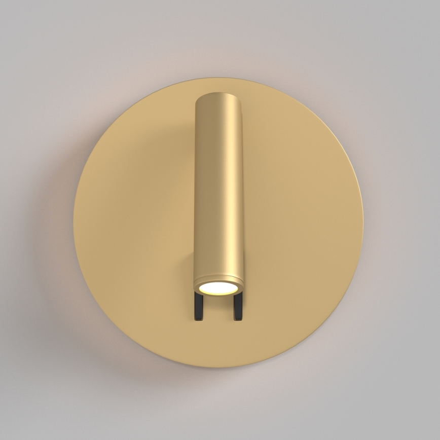 Maytoni C176-WL-01-6W-MG - Φωτιστικό σποτ τοίχου LED IOS LED/9W/230V χρυσαφί