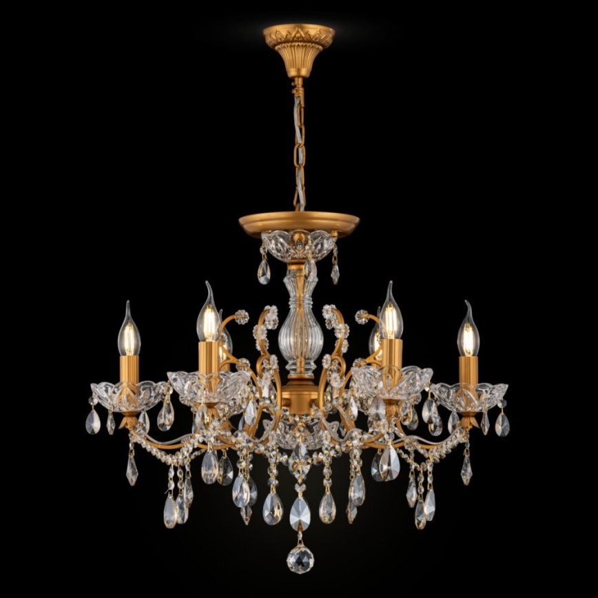 Maytoni DIA004-06-G - Πολύφωτο με αλυσίδα SEVILLA 6xE14/60W/230V